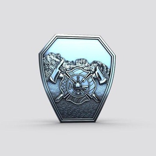 mountain fire patch mountain fire patch gold sculpture 3d model cnc ribbon badge coat arms silver lion eagle armor mice art coins badges coins badges art sculpture coat arms lion sculpture  3d print model - Mito3D