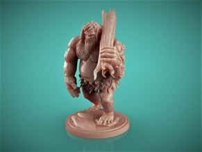 mountain giant 3d printable model monster creature quest troll big beast fantasy fictional sculpture figurine character ancient goblin mythological games toys board 3d print model - Mito3D