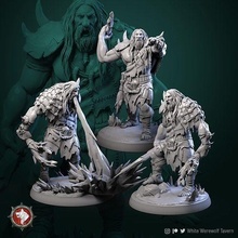 mountain giants set 3 miniatures 32mm pre-supported monster beast troll nature creature fantasy fictional aggression big tabletop 3dminiature 3dprinting dnd pathfinder ice toy wargame games toys board 3d print model - Mito3D