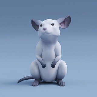 ratón rata animal naturaleza lindo ratones mamífero hámster imprimible 3dprint miniaturas figuritas estatua mascota esculpir Arte esculturas 3d print model - Mito3D