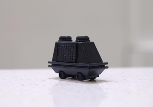 mouse droid star wars diorama toys figure onetwelfth games 3d print model - Mito3D
