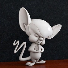 ratón dedo meñique cerebro dibujos animados hada rata animal colgante pendiente joyería joya Arte esculturas 3d print model - Mito3D
