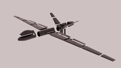 mq 9 reaper uav model 3d printing military uav mq9 reaper drone airplane weapon vehicle aircraft hobby diy hobby diy automotive
