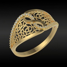 mr-402 jóias gem ouro platina precioso de prata printable brilhantes anel diamante sterling da forma moda beleza brillant safira a mulher garota stl anéis 3d print model - Mito3D