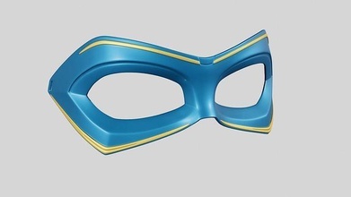 ms hayret maske kopya destek komik süper kahraman demir adam kaptan amerika thor hulk çizgi roman karakter yenilmezler örümcek sert dc tony işaret hobi kendin yap 3d print model - Mito3D