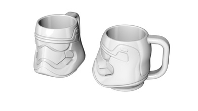 stormtrooper star wars lucasarts disney 3d cup jedi empire imperial vader games toys 3d print model - Mito3D