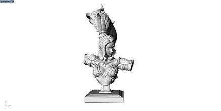mulan fallimento scultura arte animale sculture collana decorativo natura stampabile statua gioielliere squillare Giochi giocattoli gioco Accessori 3d print model - Mito3D