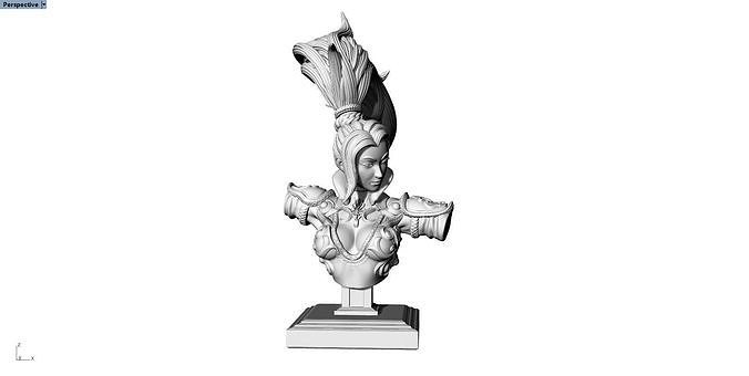 mulan fallimento scultura animale personaggi gioco stampabile decorativo goblin mago maglia elettronico arte statua simbolo antico isolato scienza ingegneria 3D print model - Mito3D