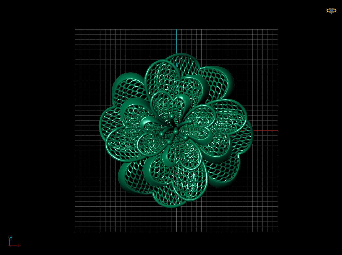 multi piso flor electro fusion moda anillo oro imprimible joya joyería compromiso belleza arte solitario listo vestir pavo turco italia italiano anillos 3D print model - Mito3D