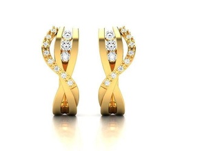 multi stylish earrings earring jewelry gem silver printable jewel brilliant gold diamond ring bracelet fashion beauty sterling brillant diamant apparel wedding 3d print model - Mito3D