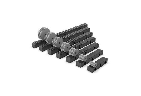multiple gear rack set system spur helical drive motor herringbone industrial robot module teeth toy component hobby diy mechanical parts 3d print model - Mito3D