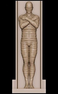 mummy sculpture statue museum sculptures egyptian art ancient 3d print model - Mito3D