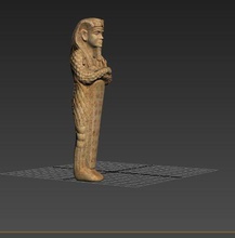 mamãe antigo egípcio estátua túmulo egito faraó rio pirâmides deus arte esculturas 3d print model - Mito3D