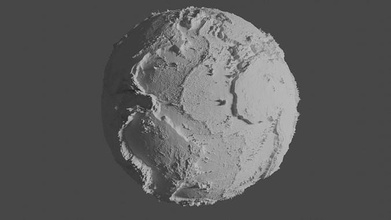 mundo rahatlatma para gösterim 3d dünya model rahatlama tierra 3dprinting impresion3d planeta coğrafya yükseklik haritası mapa globo küre terraqueo gezegen düzlemyuvar 3dprintready destek yok bilim astronomi fizik 3d print model - Mito3D
