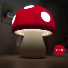mushroom lamp night kids led table plant nature forest fungi organic house lighting 3d print model - Mito3D