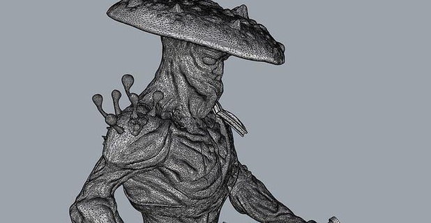 mushroom monster animal characters game printable sculpture decorative goblin mage mesh electronic creature fantasy character games toys figurines hobby diy mechanical parts 3d print model - Mito3D