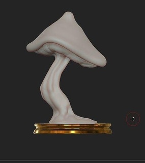 champignon naturaliste sculpture stl 3d impression fichier 3dmodel art déco décohome décointérieur sculptures 3d print model - Mito3D