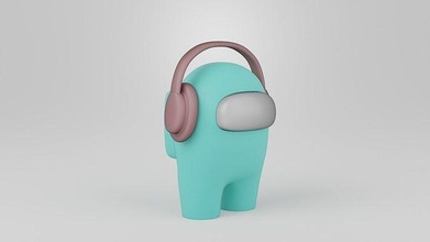 us música amante espaço funcionários personagem fantasia imprimível jogos brinquedo criança miniatura ventilador popular toque fones ouvido brinquedos 3d print model - Mito3D