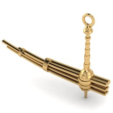 musical instrumento colgante pendiente Arte joyería joya modelo plata oro colgantes 3d print model - Mito3D
