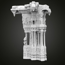 musical pilier hampi réplique 3d architecture patrimoine miniature printready modèle monument sculpture statue merveille art sculptures 3d print model - Mito3D