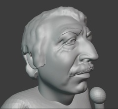 Müslüman gurses muslumbaba türk şarkıcı Türk muslumgurses Baba Arabesk orhangencebay ferditayfur Sanat heykeller 3d print model - Mito3D