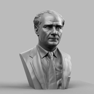 mustafa Kemal Atatürk büst ata turk Türk Önder Devlet Başkanı asker komutan ankara Türkiye gazi paşa Osmanlı Sanat heykeller 3d print model - Mito3D