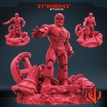 mutant Mecha avcı oyuncaklar kahraman minyatürler heykel masaüstü oyunlar 3d print model - Mito3D