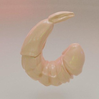 mutado camarón gracioso gamba Mariscos Arte esculturas 3d print model - Mito3D