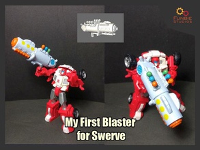 my blaster trasformatori sterzare idw comico myfirstblaster accessorio giocattolo aggiungi giochi giocattoli 3d print model - Mito3D