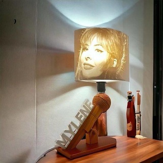 Mylene Farmer Lampe e14 3d drucken Datei Licht singen Chanteur Haus Beleuchtung 3d print model - Mito3D