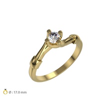 n004 engagement diamond ring jewelry marriage printable brilliant celebration anniversary precious love luxury birthday valentine romance rings 3d print model - Mito3D