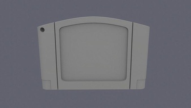 n64 porte clés nintendo jouet console vidéo jeu chaîne cartouche imprimable jeux jouets 3d print model - Mito3D