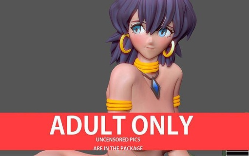 nadia pretty girl statue animation anime character art sculptures 3d print model - Mito3D