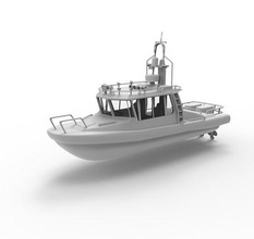 naiad sea search rescue boat vessel navy yacht sailboat watercraft cruising warship fishing nautical craft vehicle navigation cruise diy hobby automotive pare 3d print model - Mito3D