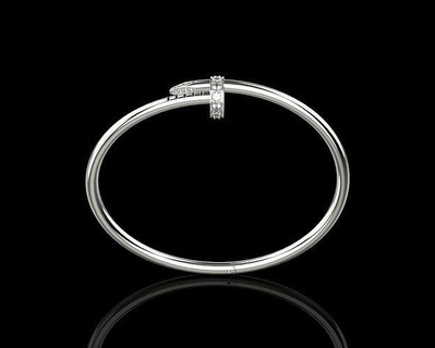 chiodo braccialetto 18 taglia n86 braccialetti Chiodi nailbraclet oro gioielleria diamante marca gioiello stampabile vite pronto stampa Stampa Brandy 3d print model - Mito3D