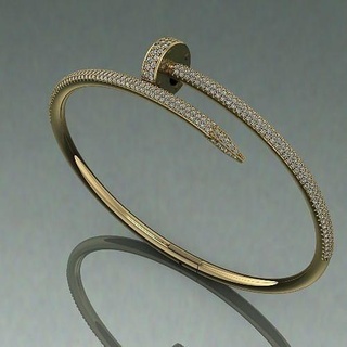 chiodo braccialetto modello 1431 squillare orecchini kolco dlya pechati 3dmodel stampabile sterlina moda argento engagement platino gioielleria Fidanzamento gioiello anelli missfox braccialetti 3d print model - Mito3D