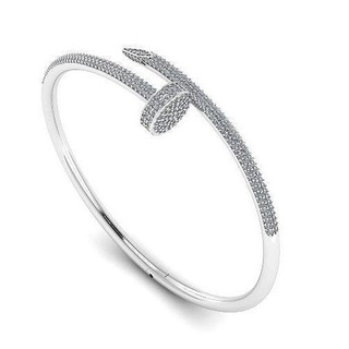 nail bracelet size22 model 2133 ring earrings kolco dlya pechati 3dmodel printable sterling fashion silver engagem platinum jewellery engagement jewel jewelry rings bracelets 3d print model - Mito3D