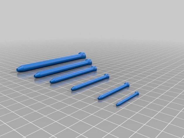 des ongles loisirs-bricolage matériel le marteau sécurisé apposer carpenter générateur de rapports passe-temps bricolage la main outils hobby à 3D print model - Mito3D