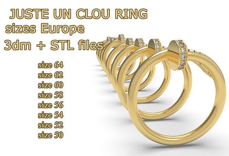 tırnak yüzük elmaslar boyutları grup düğün takı ağır yüzükler gelin yazdırılabilir Amerika Birleşik Devletleri Kanada Avrupa uk moda eyaletler İngiltere Giyim elmas adil chlou 3d print model - Mito3D