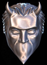 nombre demonio necrófago máscara fantasma banda cosplay juguete casco música juegos juguetes 3d print model - Mito3D