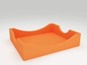 guardanapo suporte 01 tecido 3d modelo objeto item arte imprimível cozinha jantar tabela acessórios casa 3d print model - Mito3D