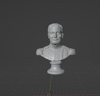 Napoleon Bonaparte Französisch Kaiser Korsika Frankreich Kunst Skulpturen 3d print model - Mito3D