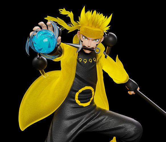 naruto 6 yollar mod minato madara akatsuki sasuke hashirama hagoromo shipuden anime manga şekil sanat heykeller 3D print model - Mito3D