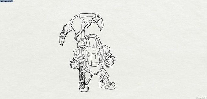 nautilus lega leggende barone nashor animale mostro arte desing lol futuristico robot cyborg illustrazione intelligenza uomo cromo artificiale 3d print model - Mito3D