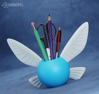 navi fairy zelda planter pen holder penholder navii naavi decor majora tears kingdom cute house 3d print model - Mito3D