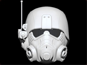ncr vegas helm ausfallen maske airsoft cosplay ranger 3dshophelmet roboter plastik maschine rüstung spiele spielzeuge spiel zubehör 3d print model - Mito3D
