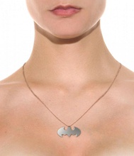 necklace batman fashion girl woman hero challenge other 3d print model - Mito3D