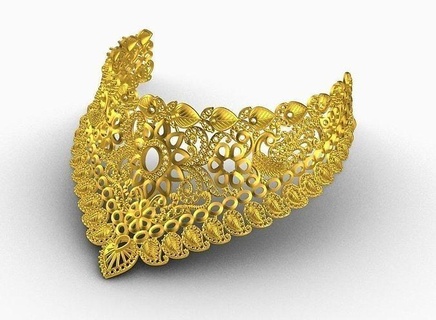 Halskette Halsband Schmuck Silber druckbar Prototyp entwickeln Sterling Juwel Hochzeit Gold wunderschönen Halsketten 3d print model - Mito3D