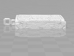 kolye coronation stone orijinal tarama takı plastik çapraz krest 3d print model - Mito3D
