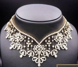 necklace diamond silver jewelry gold pendant bracelet necklaces baguette baguettecuban animal cuban link miami linkchain jewel ring 3dprint printable bracelets pongset 3d print model - Mito3D
